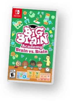 ["Big Brain Academy, Brain vs. Brain","game packaging."]